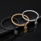 Pulseira Aço Inoxidável São Bento com Medalha Religiosa