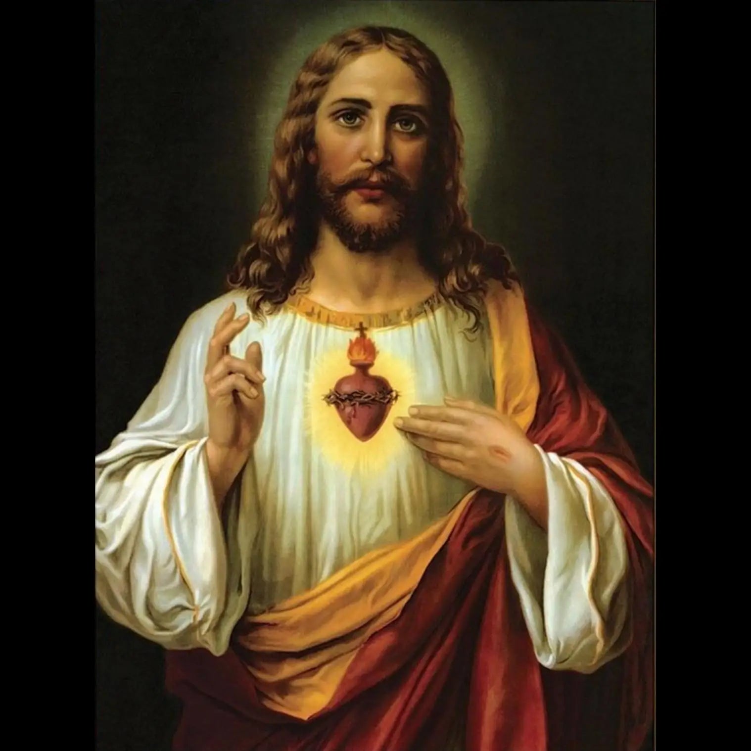 Pintura Religiosa – Sagrado Coração de Jesus