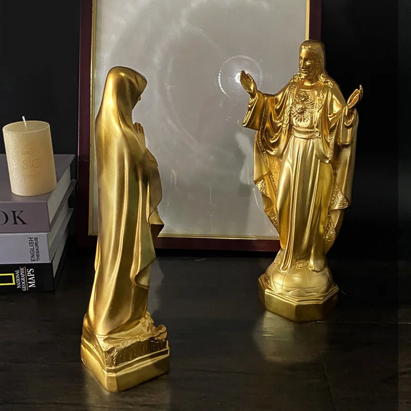 Estátua Nossa Senhora de Lourdes em Resina – Estilo Religioso Católico
