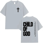 Camisola Unissex Cristã com Estampa Inspiradora “Child of God”