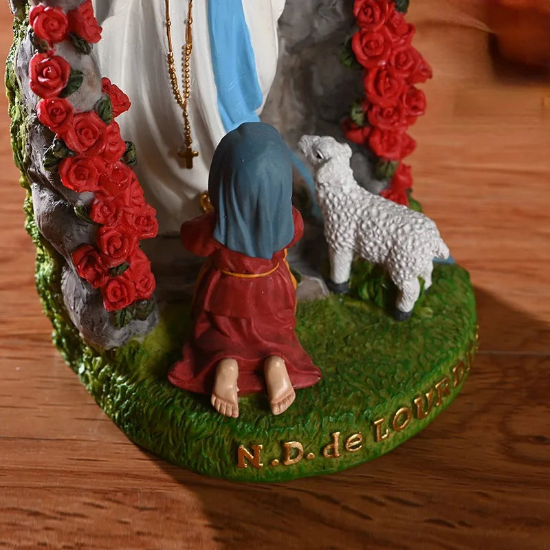 Estátua Nossa Senhora de Lourdes em Resina – 20 cm