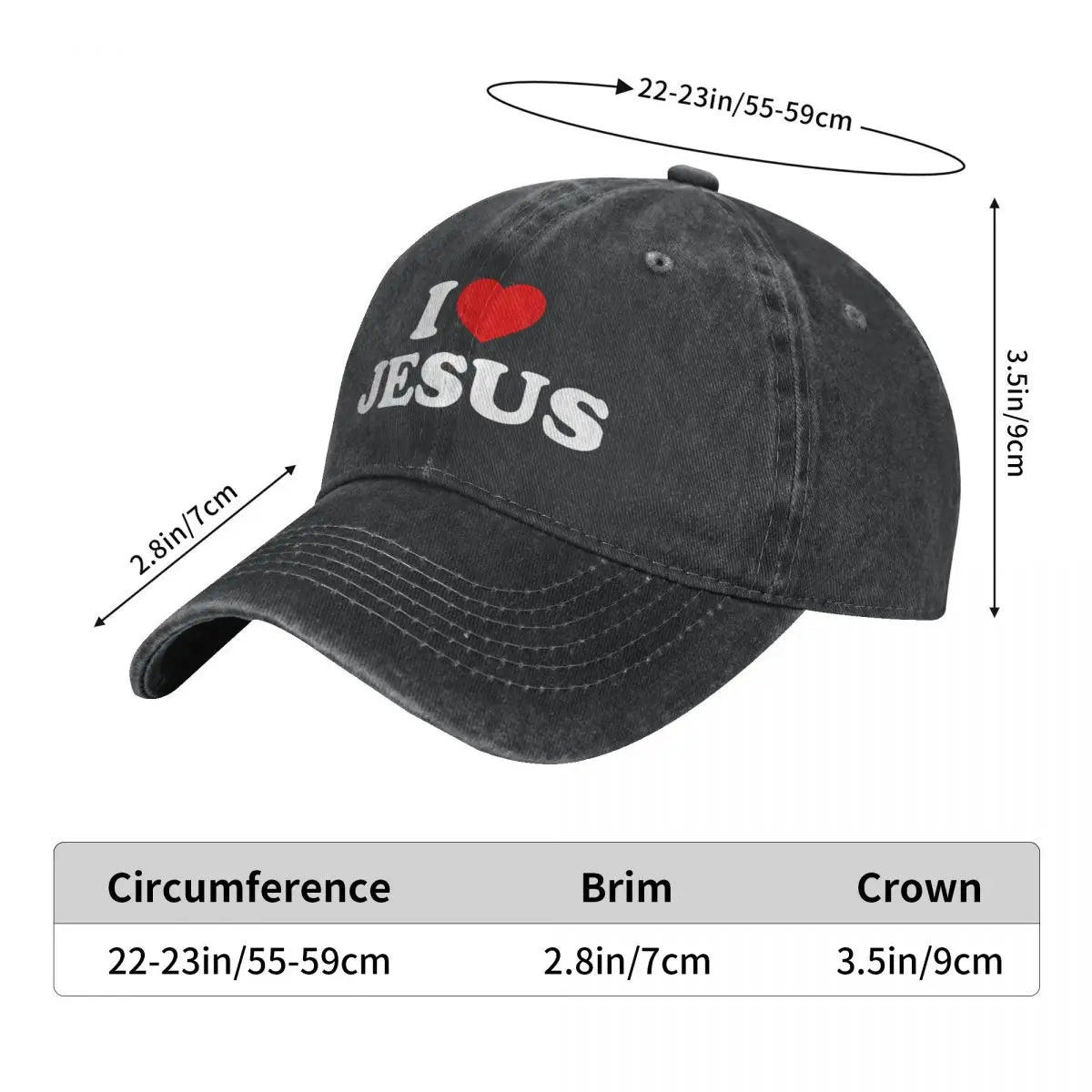 Boné Jesus Cruz – Estilo Casual Unissex