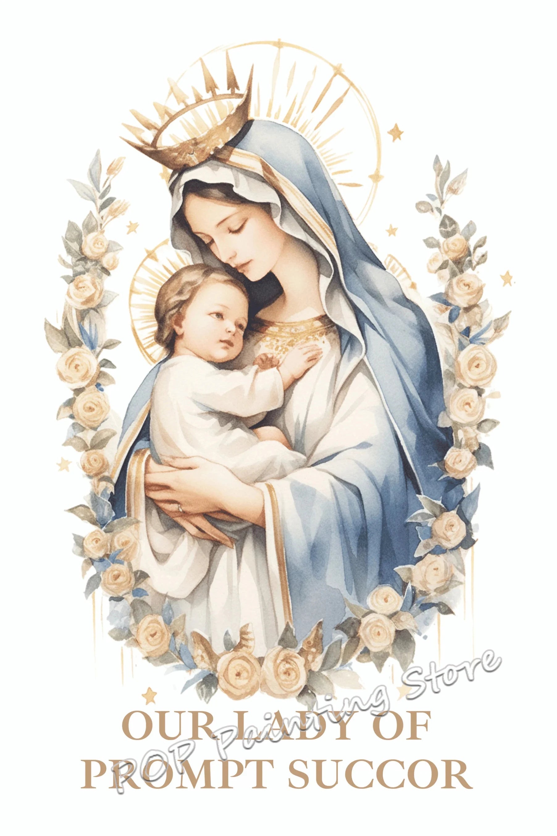 Poster Católico Tradicional Virgem Maria