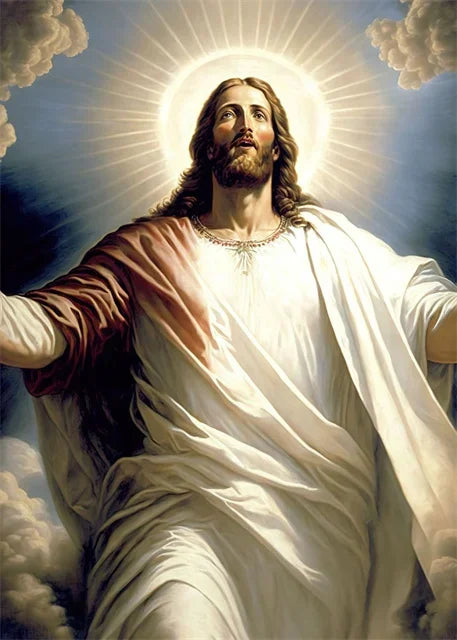 Pôster em Tela – Jesus Cristo em Aquarela