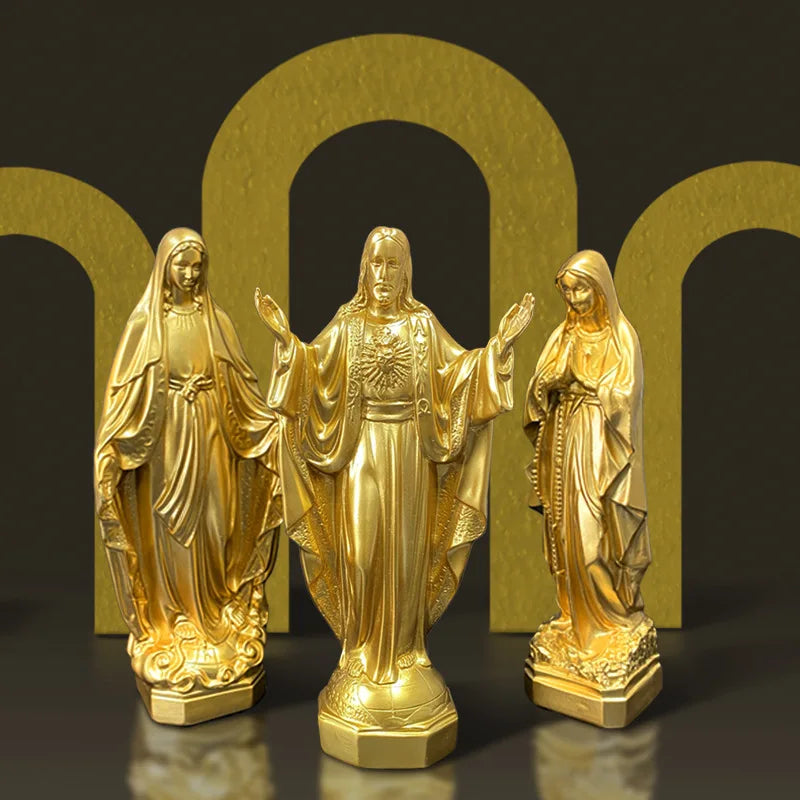 Estátua Nossa Senhora de Lourdes em Resina – Estilo Religioso Católico
