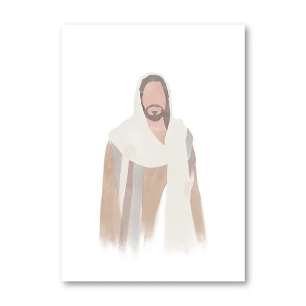 Quadro Decorativo Religioso – Virgem Maria e Jesus em Tela