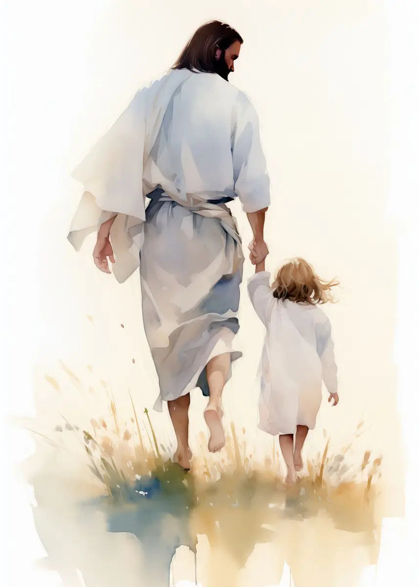Pôster em Tela – Virgem Maria e Menino Jesus