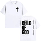 Camisola Unissex Cristã com Estampa Inspiradora “Child of God”