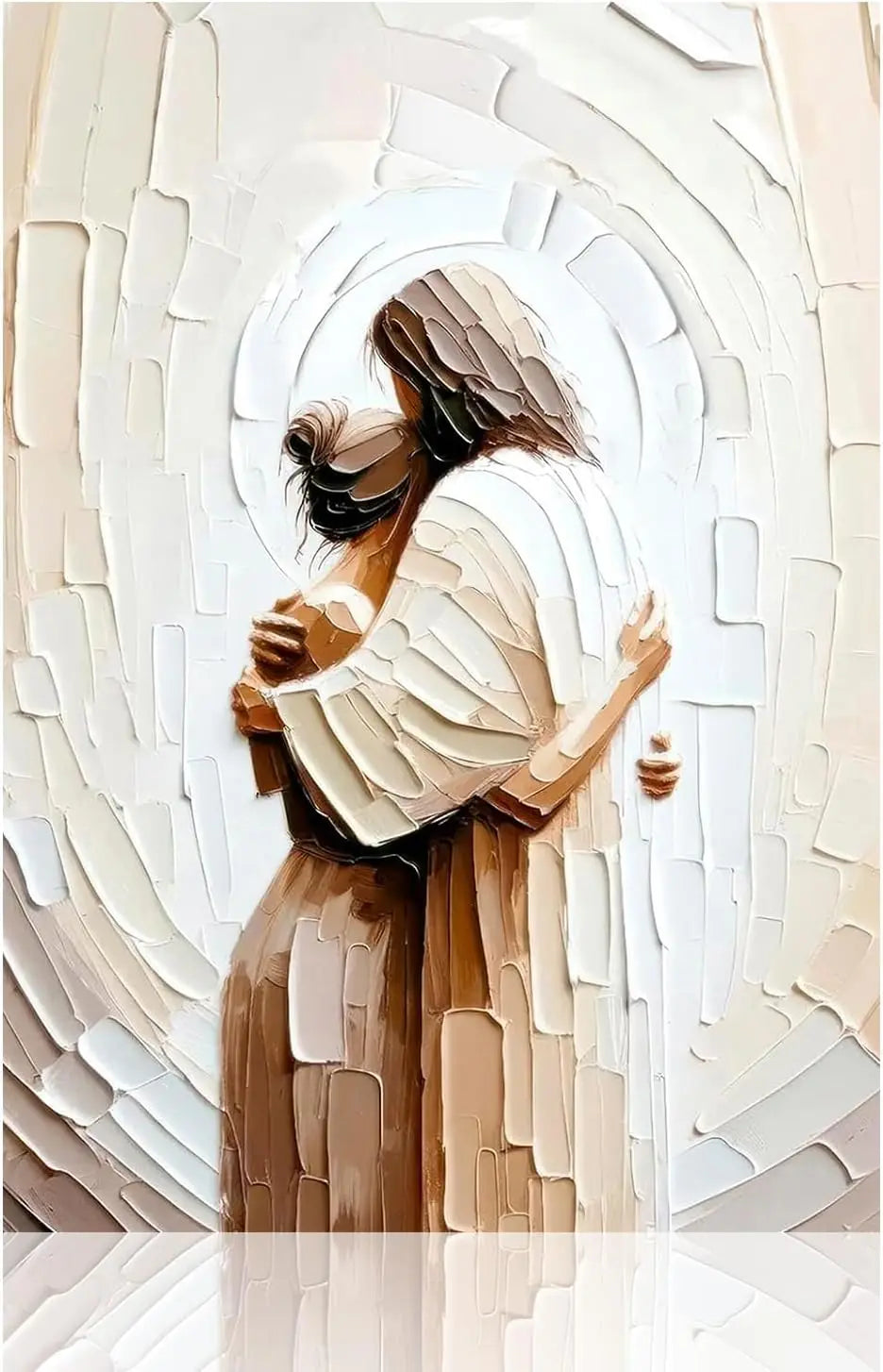 Pôster Cristão em Tela – Jesus e o Cordeiro