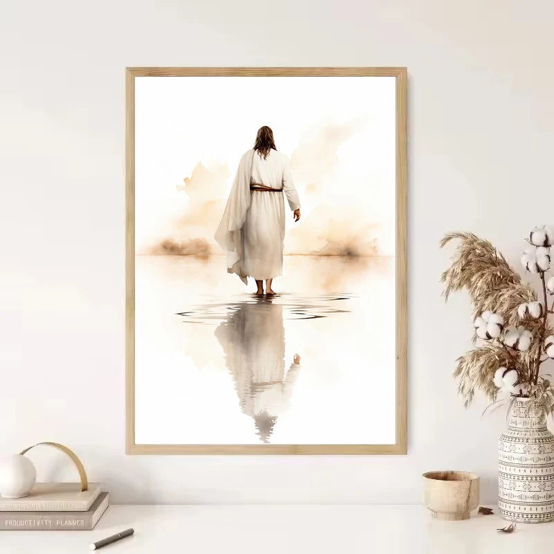 Pôster em Tela – Virgem Maria e Menino Jesus