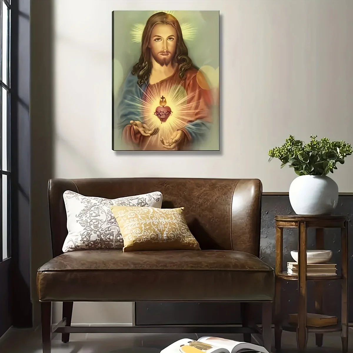 Pôster em Tela – Sagrado Coração de Jesus
