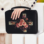 Capa Floral para Bíblia com Alça e Bolso