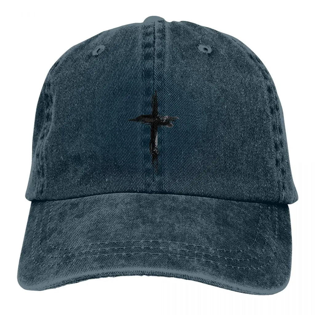 Boné Cristão Multicolor com Cruz – Unissex