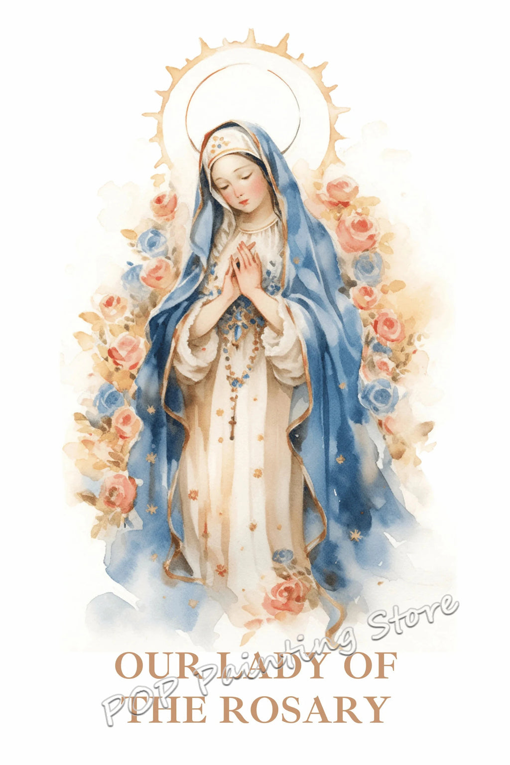 Poster Católico Tradicional Virgem Maria