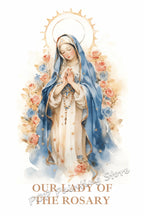 Poster Católico Tradicional Virgem Maria