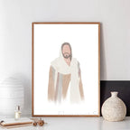 Quadro Decorativo Religioso – Virgem Maria e Jesus em Tela