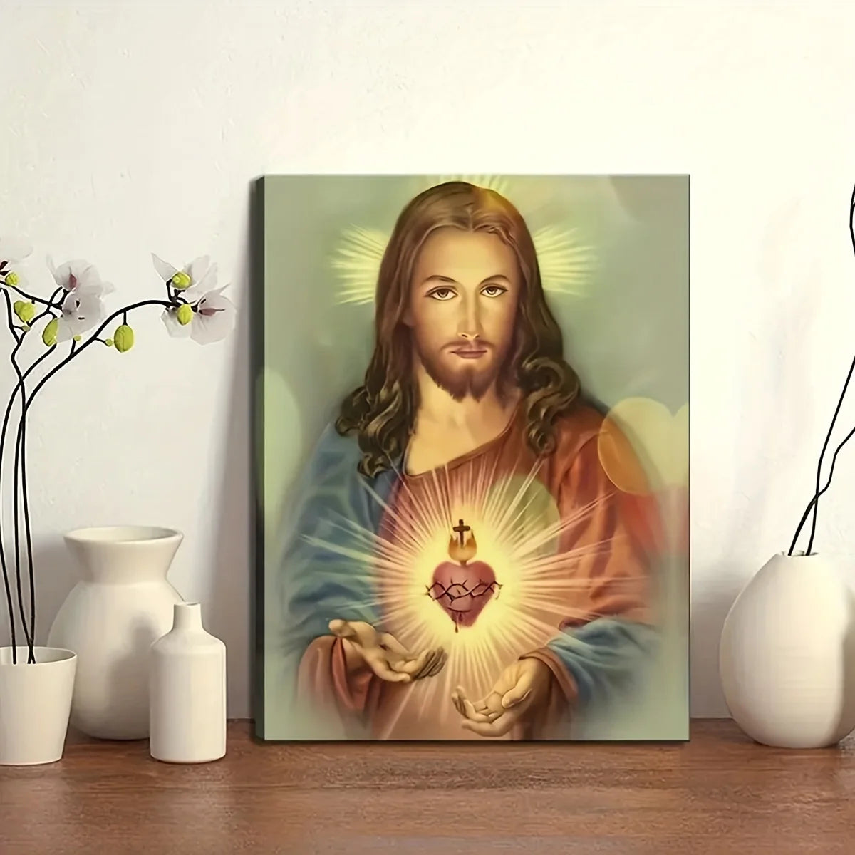 Pôster em Tela – Sagrado Coração de Jesus