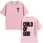 Camisola Unissex Cristã com Estampa Inspiradora “Child of God”