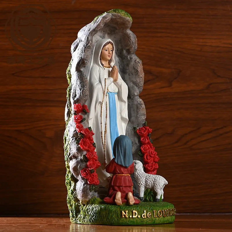Estátua Nossa Senhora de Lourdes em Resina – 20 cm