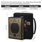 Capa Floral para Bíblia com Alça e Bolso