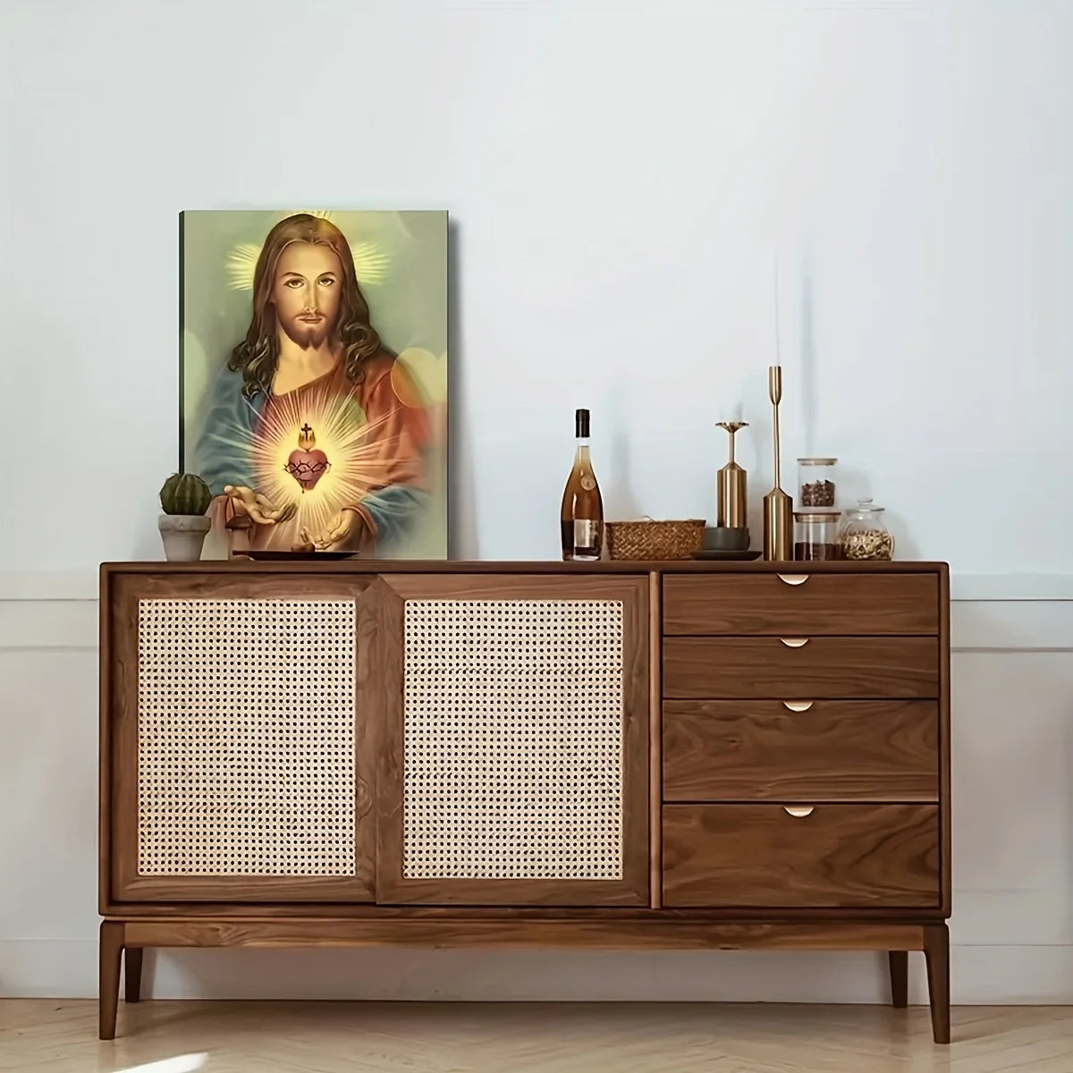 Pôster em Tela – Sagrado Coração de Jesus