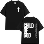 Camisola Unissex Cristã com Estampa Inspiradora “Child of God”