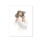 Quadro Decorativo Religioso – Virgem Maria e Jesus em Tela