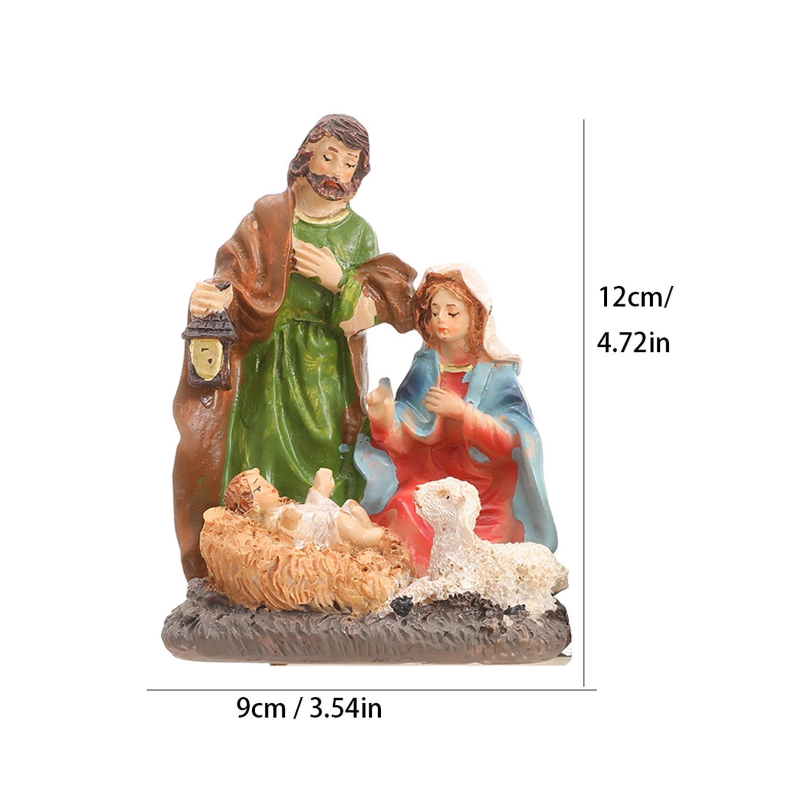 Estátua de Nascimento de Jesus em Resina – Presépio de Natal