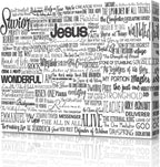 Pôster Cristão em Tela – Jesus e o Cordeiro