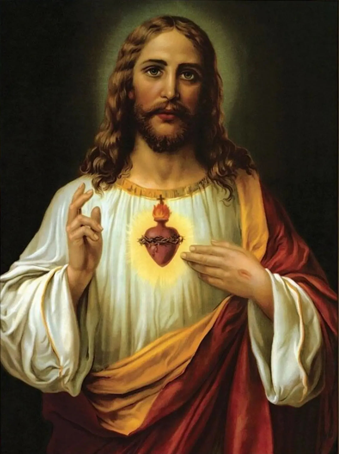 Pintura Religiosa – Sagrado Coração de Jesus