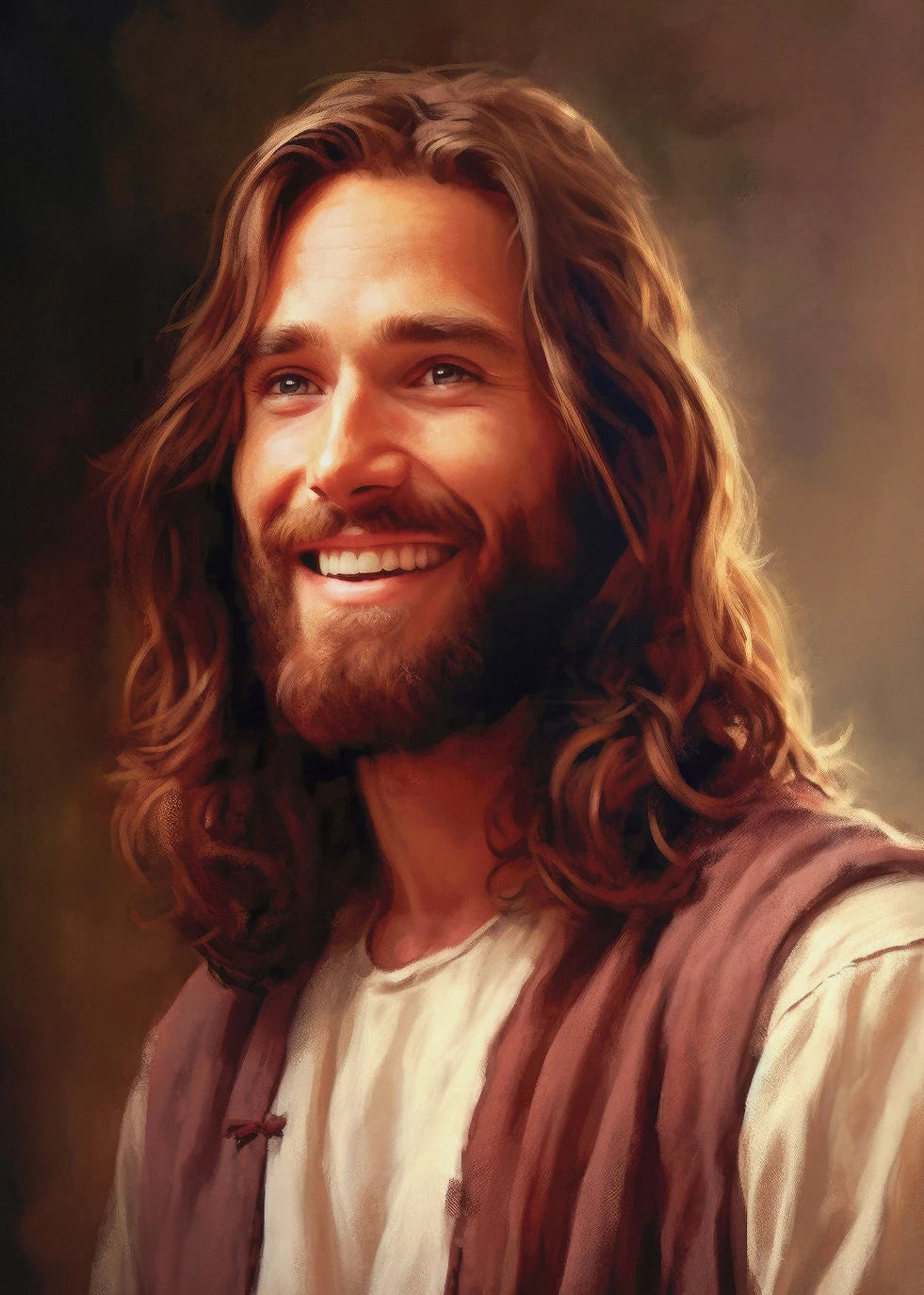 Pôster Religioso Vintage – Sagrado Coração de Jesus e Família Sagrada