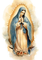 Pôster em Tela – Virgem Maria e Menino Jesus