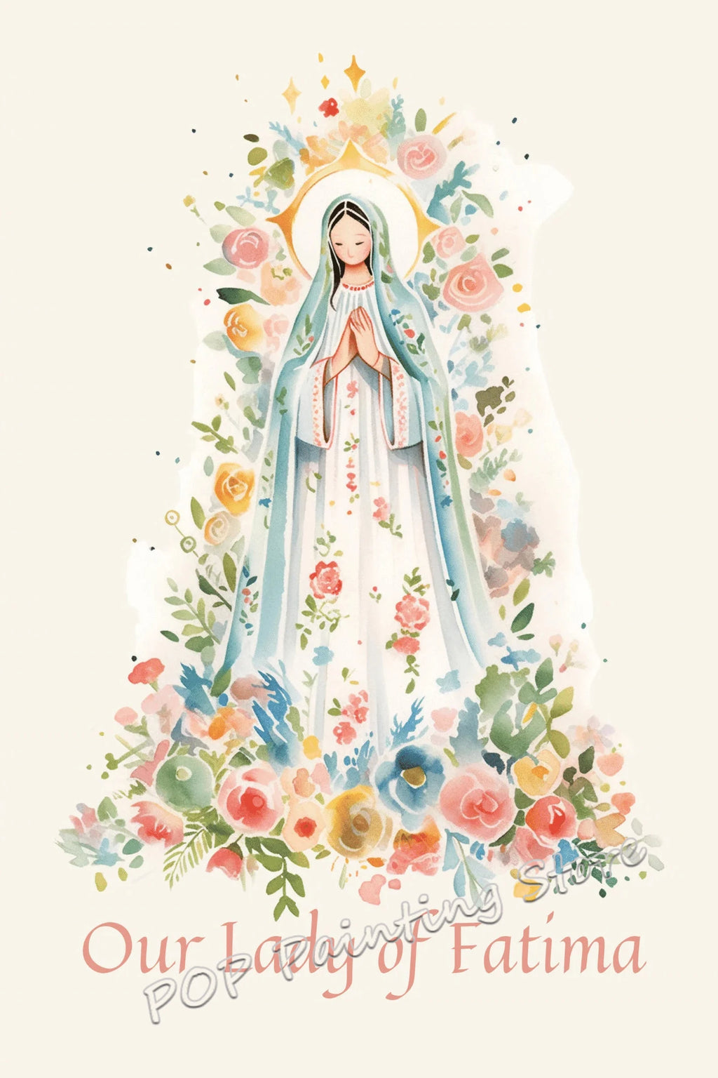 Poster Católico Tradicional Virgem Maria