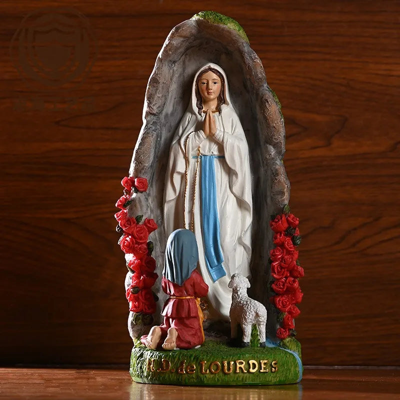 Estátua Nossa Senhora de Lourdes em Resina – 20 cm