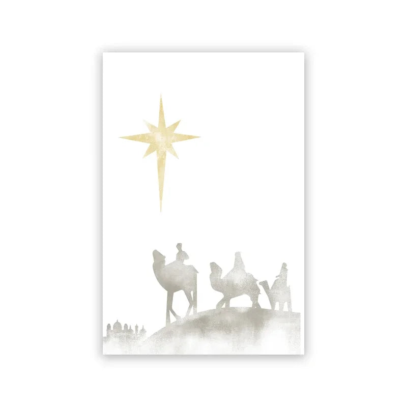 Quadro Decorativo Religioso – Virgem Maria e Jesus em Tela