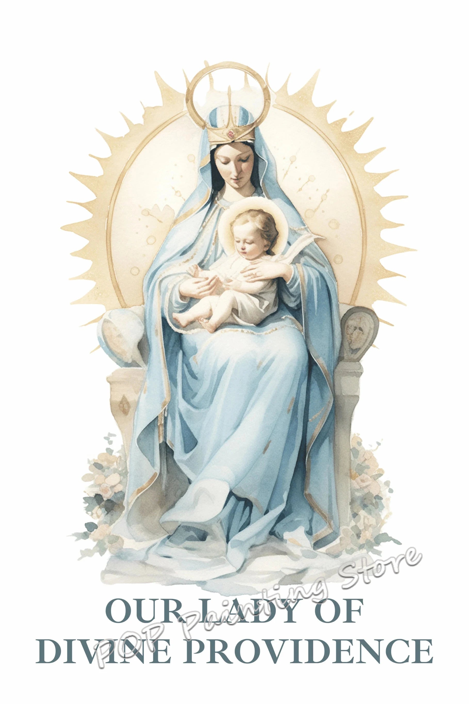 Poster Católico Tradicional Virgem Maria