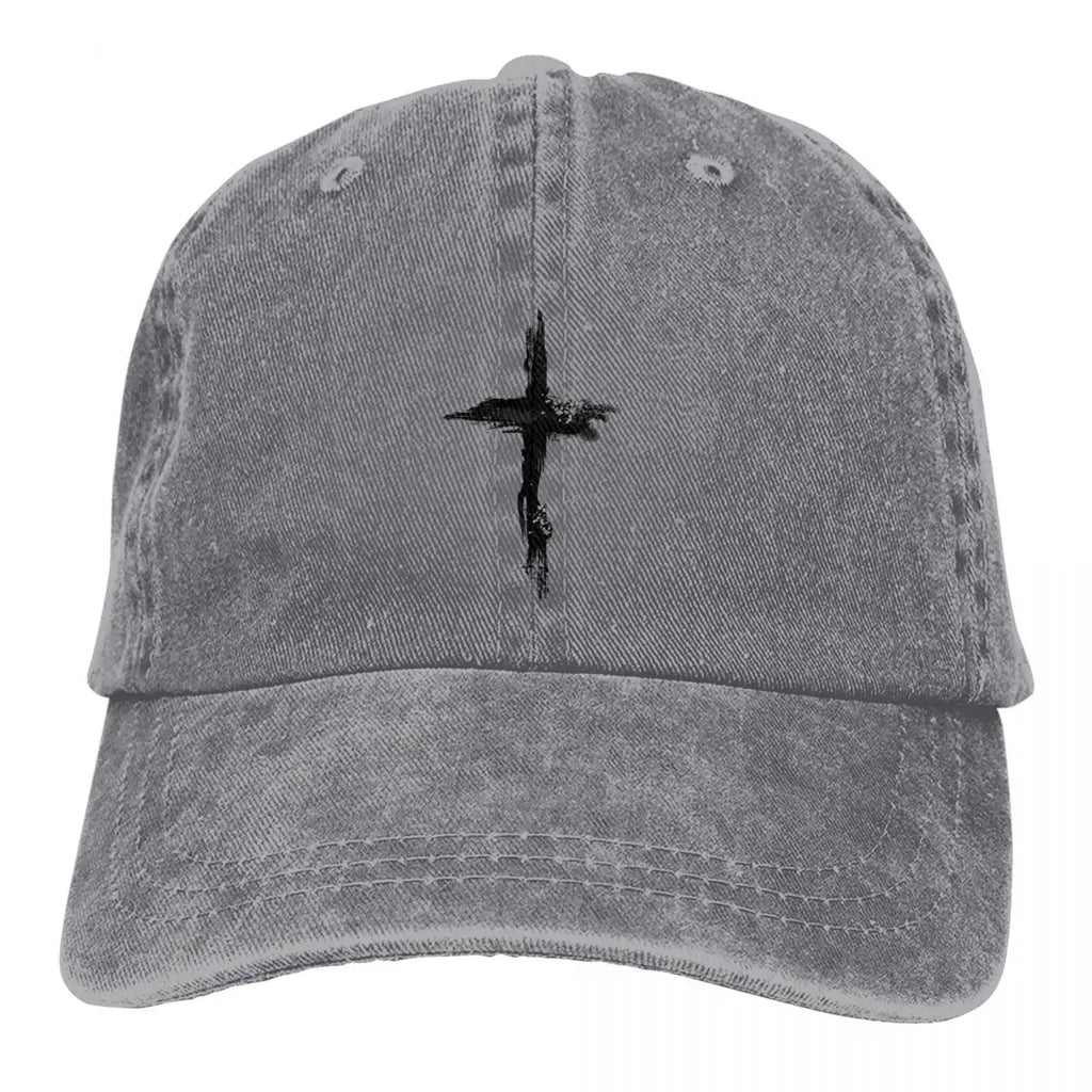 Boné Cristão Multicolor com Cruz – Unissex