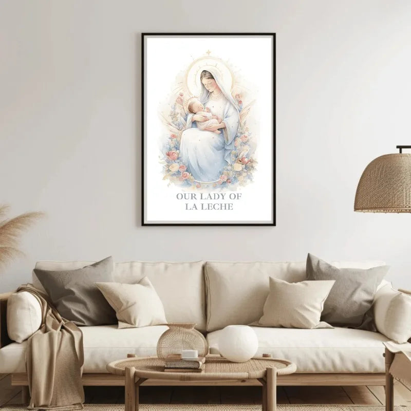 Poster Católico Tradicional Virgem Maria