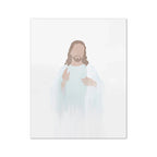 Quadro Decorativo Religioso – Virgem Maria e Jesus em Tela