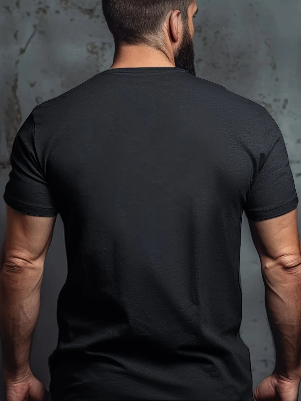 Camisola Masculina Plus Size com Estampa Inspiradora de Jesus