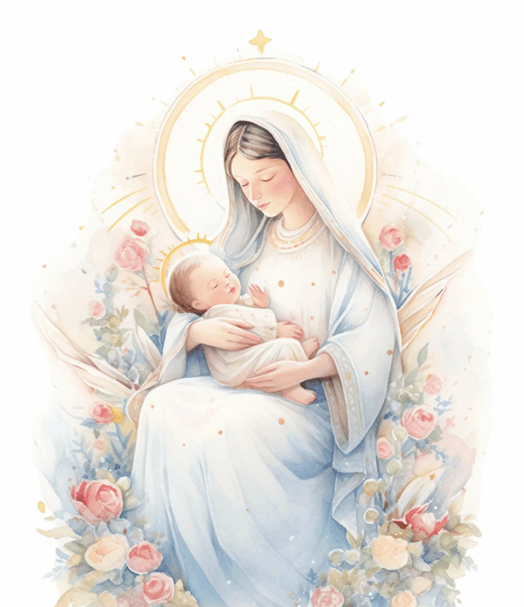 Poster Católico Tradicional Virgem Maria