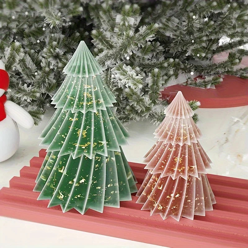 Molde de Silicone para Velas de Árvore de Natal