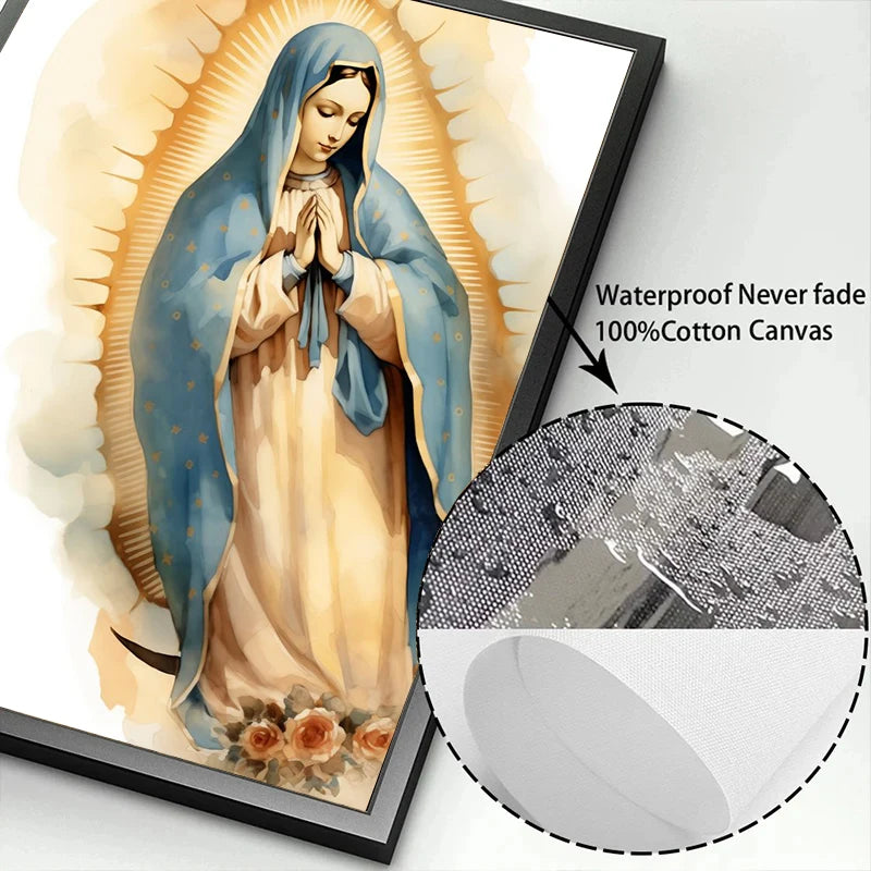 Pôster em Tela – Virgem Maria e Menino Jesus
