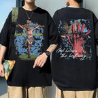 Camisola Unissex Cristã Oversized com Estampa Inspiradora de Jesus