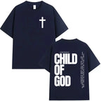 Camisola Unissex Cristã com Estampa Inspiradora “Child of God”