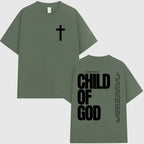 Camisola Unissex Cristã com Estampa Inspiradora “Child of God”