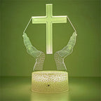 Luz Noturna 3D da Cruz de Jesus