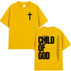 Camisola Unissex Cristã com Estampa Inspiradora “Child of God”
