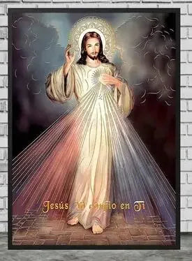 Pôster em Tela – Jesus Cristo da Divina Misericórdia