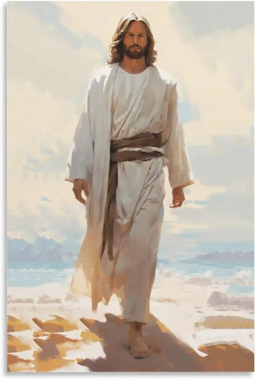 Pôster em Tela – Sagrado Coração de Jesus